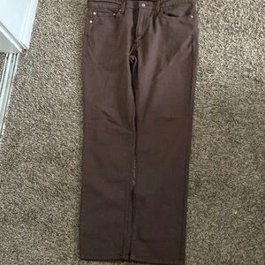 Levi’s 511 brown jeans